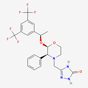 molecular formula C23H22F6N4O3 B601781 Defluoro Aprepitant CAS No. 170729-76-7