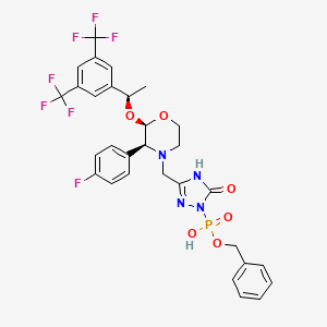 molecular formula C30H28F7N4O6P B601793 Fosaprepitant Benzyl Ester CAS No. 889852-02-2