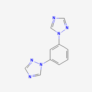 molecular formula C10H8N6 B601802 1,3-Di(1H-1,2,4-triazol-1-yl)benzene CAS No. 514222-44-7