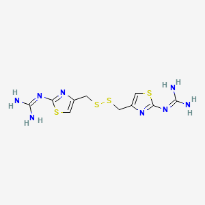 molecular formula C10H14N8S4 B601809 Famotidine disulfide CAS No. 129083-44-9