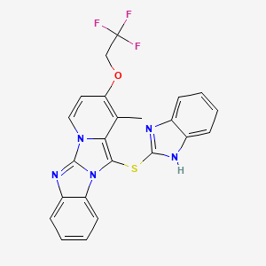 molecular formula C23H16F3N5OS B601812 Unii-MJ2A99A26H CAS No. 1346598-28-4