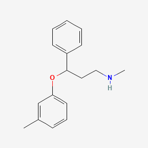 molecular formula C17H21NO B601824 N-methyl-3-(3-methylphenoxy)-3-phenylpropylamine CAS No. 873310-29-3