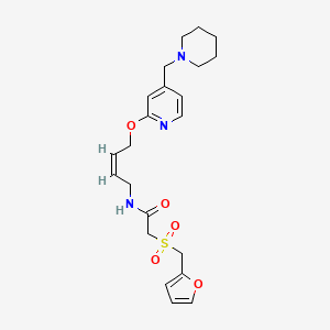 molecular formula C22H29N3O5S B601830 Lafutidine Sulfone CAS No. 174583-84-7