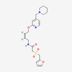 molecular formula C22H29N3O5S B601830 Sulfone de lafutidine CAS No. 174583-84-7