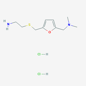 molecular formula C10H20Cl2N2OS B601833 2-[[5-[(Dimethylamino)methyl]furan-2-yl]methylsulfanyl]ethanamine;dihydrochloride CAS No. 72545-66-5