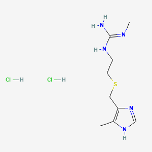 molecular formula C9H19Cl2N5S B601834 Cimetidine dihydrochloride imp D CAS No. 59660-24-1