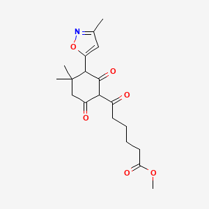 methyl 6-[4,4-dimethyl-3-(3-methyl-5-isoxazolyl)-2,6-dioxocyclohexyl]-6-oxohexanoate