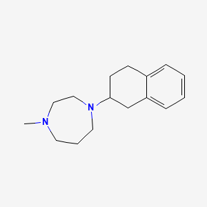 1-Methyl-4-(1,2,3,4-tetrahydronaphthalen-2-yl)-1,4-diazepane