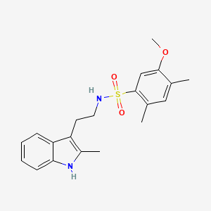 5-METHOXY-2,4-DIMETHYL-N-[2-(2-METHYL-1H-INDOL-3-YL)ETHYL]BENZENE-1-SULFONAMIDE