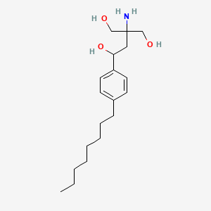 molecular formula C19H33NO3 B601839 3-Amino-3-(hydroxymethyl)-1-(4-octylphenyl)butane-1,4-diol CAS No. 162361-49-1