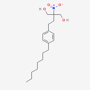 molecular formula C19H31NO4 B601841 2-Nitro-2-(4-octylphenethyl)propane-1,3-diol CAS No. 374077-88-0