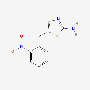 5-[(2-nitrophenyl)methyl]-1,3-thiazol-2-amine