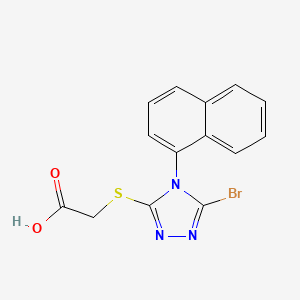 molecular formula C14H10BrN3O2S B601851 莱西那拉杂质 9（莱西那拉杂质 E） CAS No. 1210330-64-5