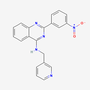 2-(3-nitrophenyl)-N-(pyridin-3-ylmethyl)quinazolin-4-amine