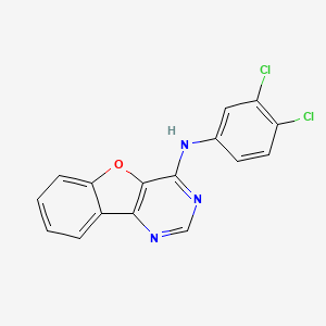 N-(3,4-dichlorophenyl)[1]benzofuro[3,2-d]pyrimidin-4-amine