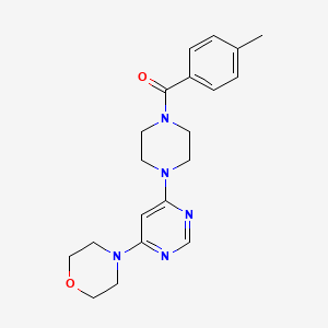 4-{6-[4-(4-methylbenzoyl)-1-piperazinyl]-4-pyrimidinyl}morpholine