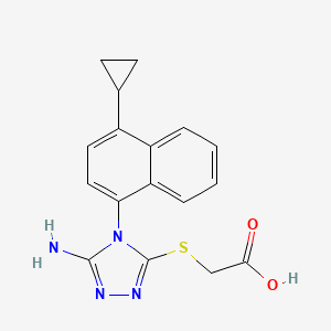 molecular formula C17H16N4O2S B601861 莱西奴拉杂质 2 CAS No. 1158970-37-6