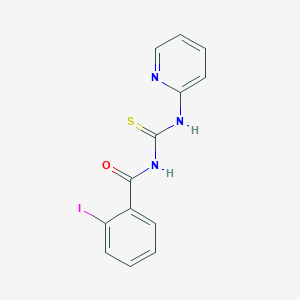 2-iodo-N-(pyridin-2-ylcarbamothioyl)benzamide