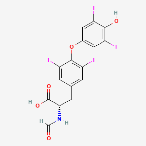molecular formula C16H11I4NO5 B601872 N-Formyl Thyroxine CAS No. 671235-41-9