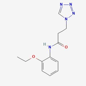 N-(2-ETHOXYPHENYL)-3-(1H-1,2,3,4-TETRAZOL-1-YL)PROPANAMIDE