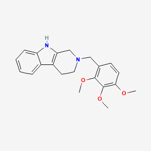 2-[(2,3,4-trimethoxyphenyl)methyl]-1,3,4,9-tetrahydropyrido[3,4-b]indole