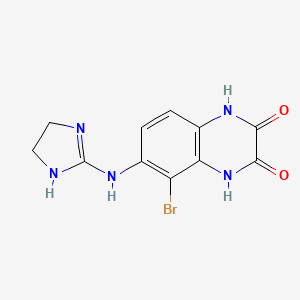 molecular formula C11H10BrN5O2 B601887 Brimonidine Tartrate Impurity 1 CAS No. 182627-95-8