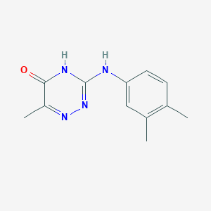 3-[(3,4-Dimethylphenyl)amino]-6-methyl-1,2,4-triazin-5-ol