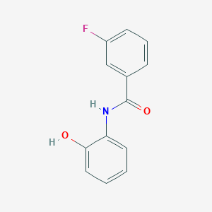 molecular formula C13H10FNO2 B6019034 3-fluoro-N-(2-hydroxyphenyl)benzamide 