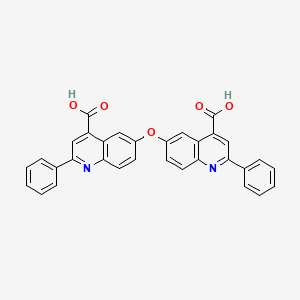 6-(4-Carboxy-2-phenylquinolin-6-yl)oxy-2-phenylquinoline-4-carboxylic acid