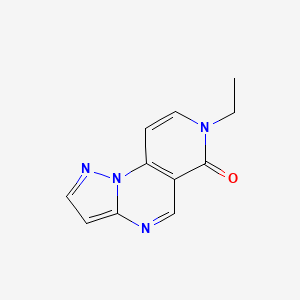 molecular formula C11H10N4O B6019127 7-ethylpyrazolo[1,5-a]pyrido[3,4-e]pyrimidin-6(7H)-one 