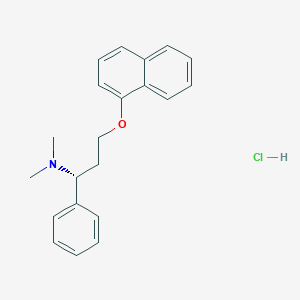 molecular formula C21H24ClNO B601925 (R)-盐酸达泊西汀 CAS No. 156453-51-9