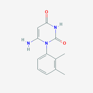 molecular formula C12H13N3O2 B6019270 6-Amino-1-(2,3-dimethylphenyl)pyrimidine-2,4(1H,3H)-dione 