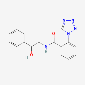 N-(2-hydroxy-2-phenylethyl)-2-(1H-tetrazol-1-yl)benzamide