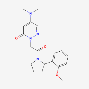 5-(dimethylamino)-2-{2-[2-(2-methoxyphenyl)-1-pyrrolidinyl]-2-oxoethyl}-3(2H)-pyridazinone