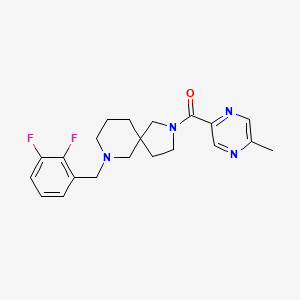 7-(2,3-difluorobenzyl)-2-[(5-methyl-2-pyrazinyl)carbonyl]-2,7-diazaspiro[4.5]decane