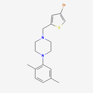 1-[(4-Bromothiophen-2-yl)methyl]-4-(2,5-dimethylphenyl)piperazine