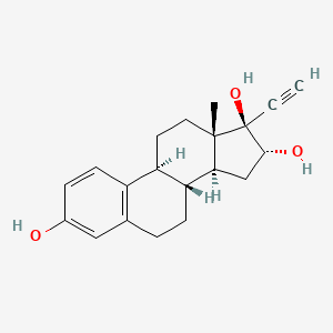 molecular formula C20H24O3 B601982 17-乙炔雌三醇 CAS No. 4717-40-2