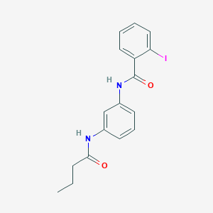 N-[3-(butyrylamino)phenyl]-2-iodobenzamide