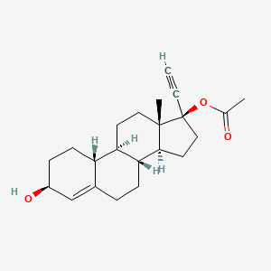 molecular formula C22H30O3 B601987 Norethynodiol 17-monoacetate CAS No. 2061-46-3