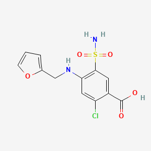 molecular formula C12H11ClN2O5S B601993 Isofurosemide CAS No. 4818-59-1