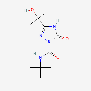 B602020 N-(tert-Butyl)-3-(2-hydroxypropan-2-yl)-5-oxo-4,5-dihydro-1H-1,2,4-triazole-1-carboxamide CAS No. 889062-06-0