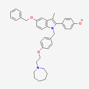 molecular formula C37H40N2O3 B602042 5-O-苄基巴曲昔芬 CAS No. 328933-58-0