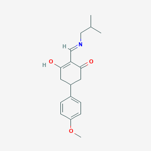 2-[(isobutylamino)methylene]-5-(4-methoxyphenyl)-1,3-cyclohexanedione