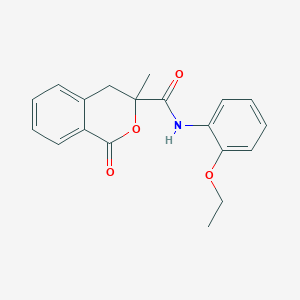 N-(2-ethoxyphenyl)-3-methyl-1-oxo-3,4-dihydro-1H-isochromene-3-carboxamide