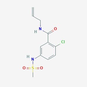 N-allyl-2-chloro-5-[(methylsulfonyl)amino]benzamide