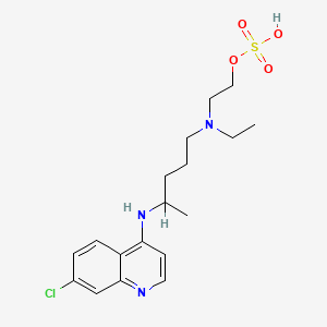 molecular formula C18H26ClN3O4S B602058 Hydroxychloroquine O-Sulfate CAS No. 103152-84-7