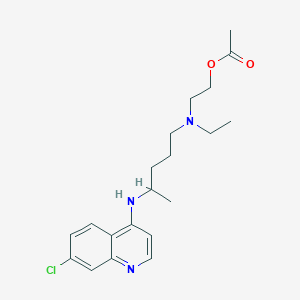 molecular formula C20H28ClN3O2 B602059 Hydroxychloroquine O-Acetate CAS No. 47493-14-1