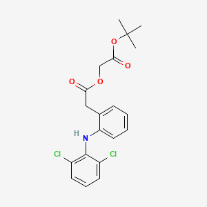 molecular formula C20H21Cl2NO4 B602131 醋氯芬酸叔丁酯 CAS No. 139272-68-7