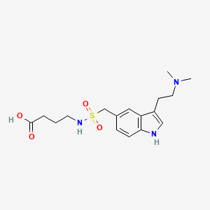 molecular formula C17H25N3O4S B602150 Almotriptan Metabolite M2 CAS No. 603137-41-3