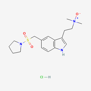 molecular formula C17H25N3O3S B602152 阿莫替普坦 N-氧化物盐酸盐 CAS No. 1391054-49-1